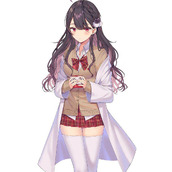 fog足本控 穿着可爱制服，短裙，丝袜的动漫美少女高清图集