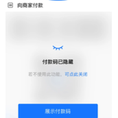 《支付宝》上线付款码隐私保护功能，可自动隐藏付款码