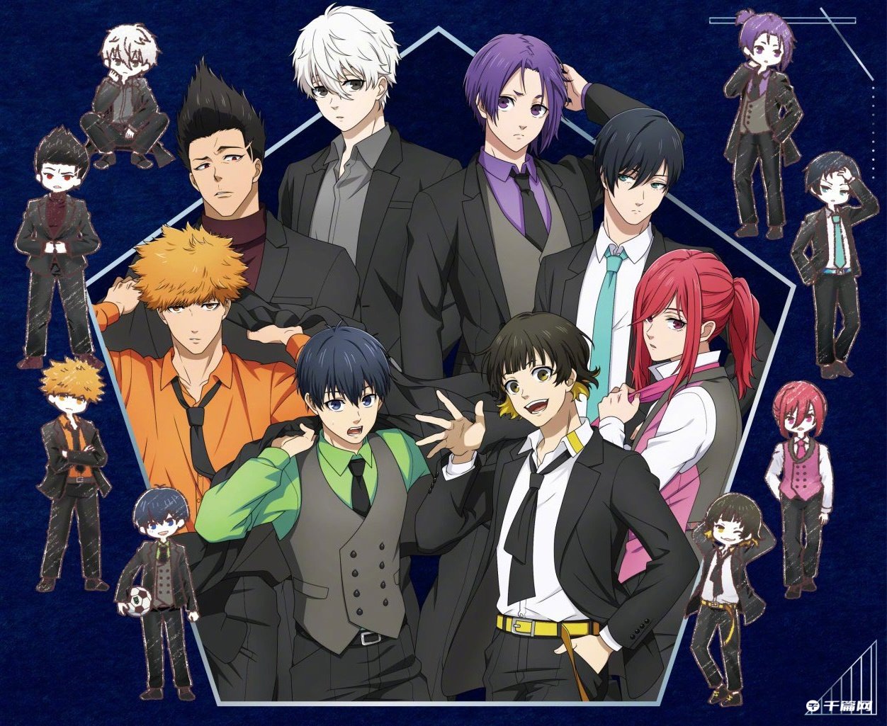 《蓝色监狱》x Tsutaya POP UP SHOP联动视觉图