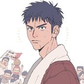 《极乐街》漫画家佐乃夕斗绘制的三井寿生日贺图