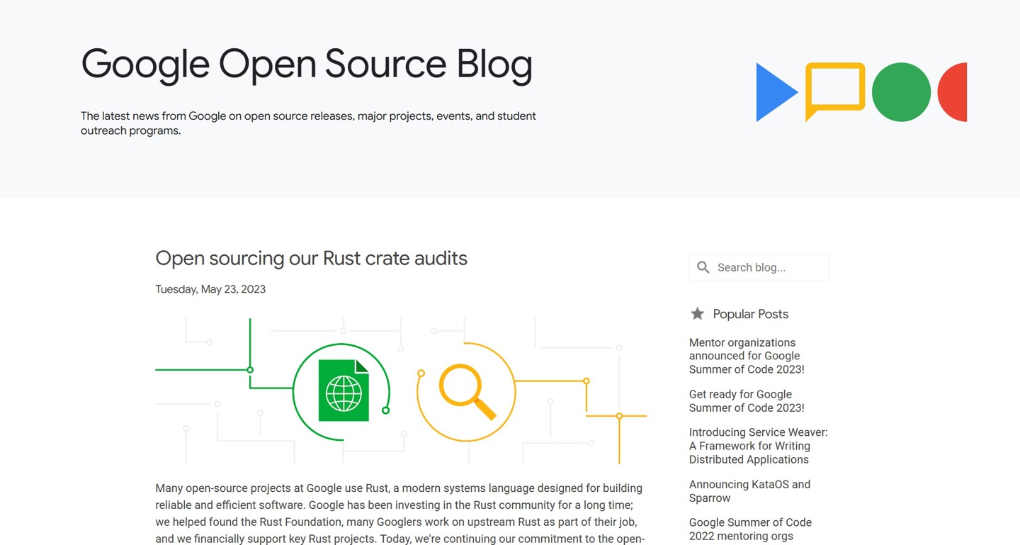 谷歌开源Rust Crate审查结果：便于Rust开发者验证源码安全