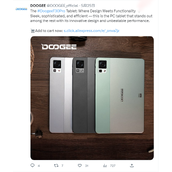 《Doogee T30 Pro 平板》最新资讯：即将6 月发布