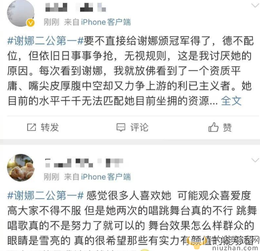 谢娜浪姐二公第一引争议