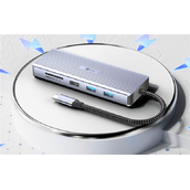 联想发布12合1多功能扩展坞：三屏异显、10Gbps、100W PD快充