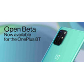 OnePlus 8T获取其第一个开放的Beta Build