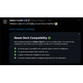 《博德之门3》通过Steam Deck认证 Xbox玩家感到困惑