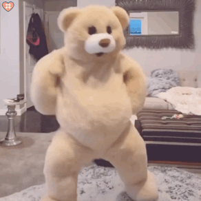 《抖音》小熊庆祝舞动态GIF表情包分享