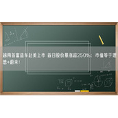 越南首富造车赴美上市 首日股价暴涨超250%：市值等于理想+蔚来！