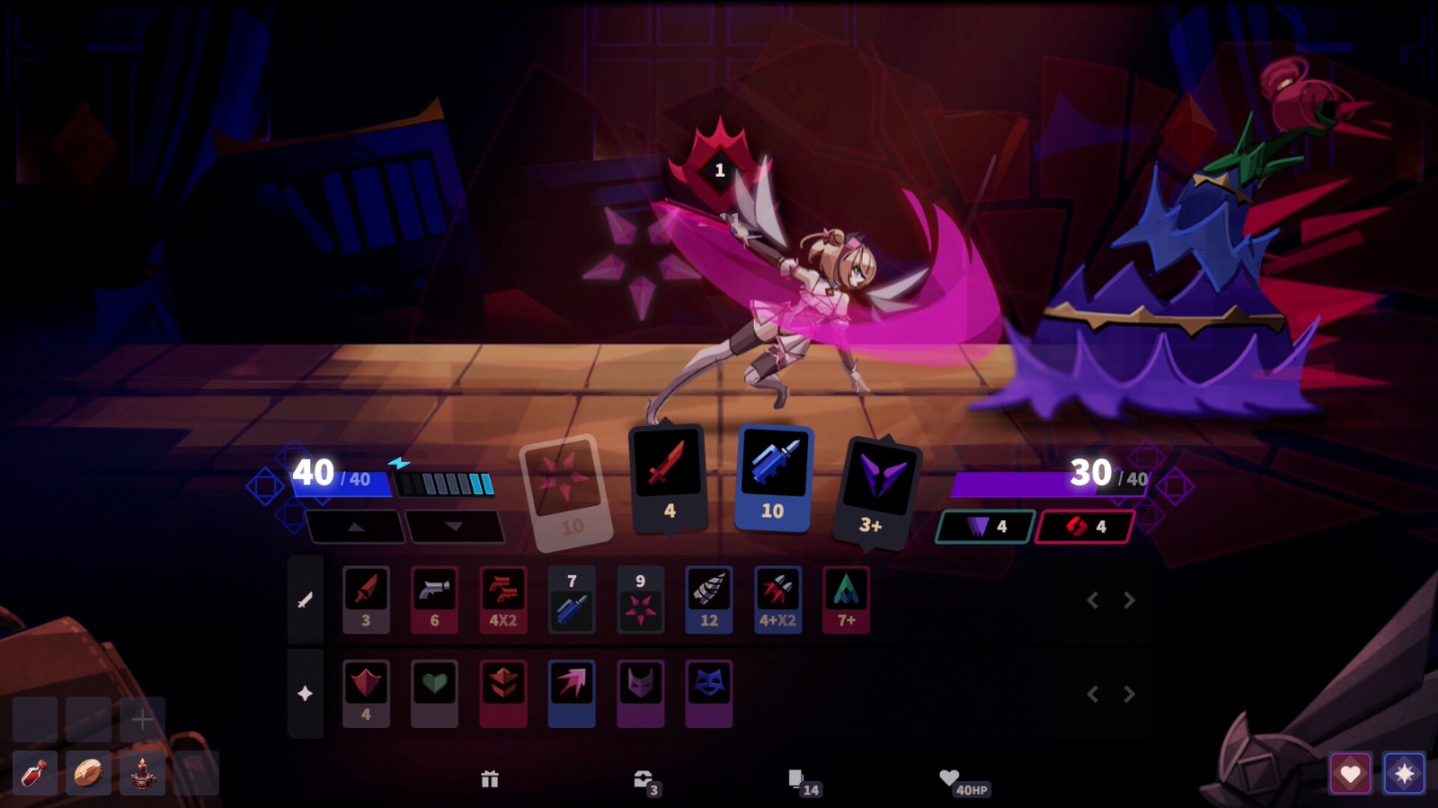 Roguelike《蔷薇的夜宴2：蓝玉石》10.30登陆Steam
