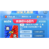 2023淘宝大赢家每日一猜答案8.19