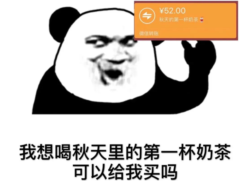 《抖音》秋天的第一杯奶茶是什么梗
