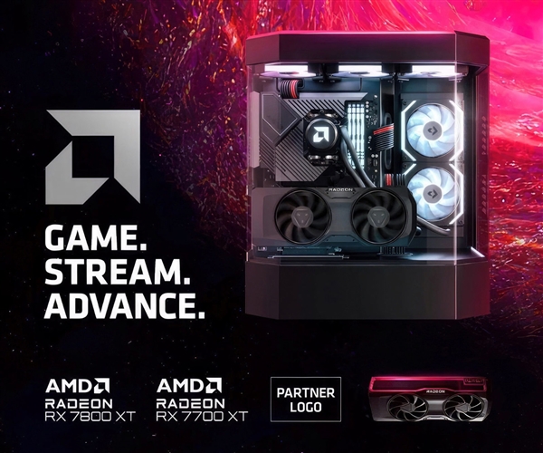 欲预订3000档神卡！AMD晒RX 7700/7800 XT显卡 双风扇设计：4070压力山大