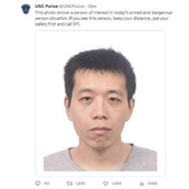 美国一华人博士持枪袭击致1死已被逮捕!