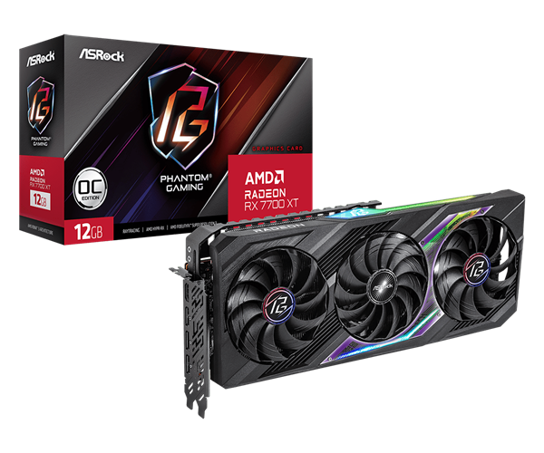 华擎科技发布AMD Radeon RX 7800 XT与Radeon RX 7700 XT系列显卡