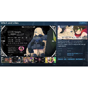 百合DRPG《Witch and Lilies》Steam页面上线 明年发售