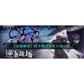 《光隙解语》阿卡娜丹角色介绍一览