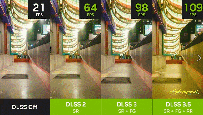 《赛博朋克2077》首发升级DLSS 3.5：光线质量逆天、性能飙升多达4.9倍