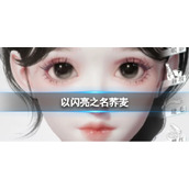 《以闪亮之名》荞麦 荞麦官方捏脸数据id