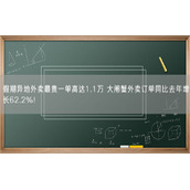 假期异地外卖最贵一单高达1.1万 大闸蟹外卖订单同比去年增长62.2%！