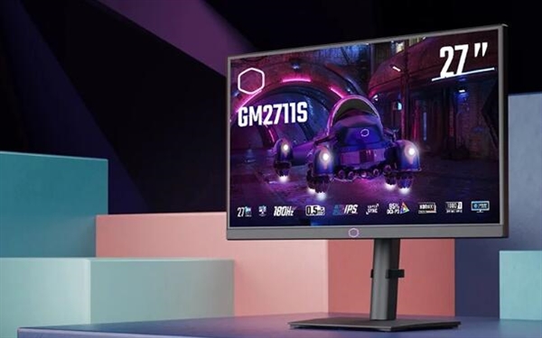 酷冷至尊发布GM2711S显示器：2K 180Hz、支持抗眩光