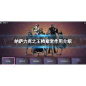 《纳萨力克之王》档案室作用介绍