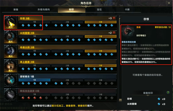 命运方舟猎魔人刻印搭配图文攻略