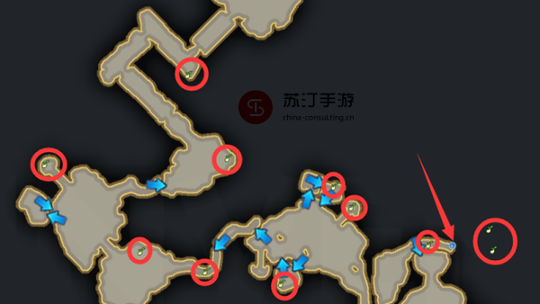 命运方舟娜斯卡温泉摩可可位置推荐