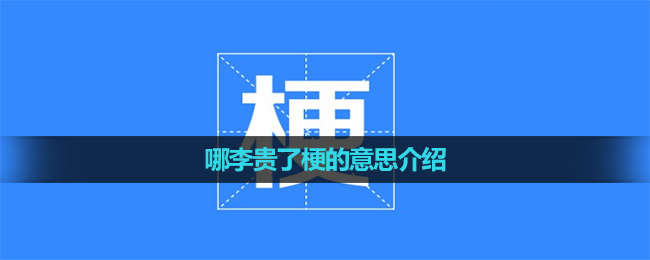 《抖音》哪李贵了梗的意思介绍