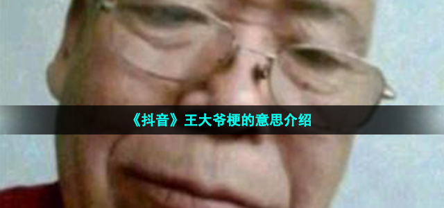 《抖音》王大爷梗的意思介绍