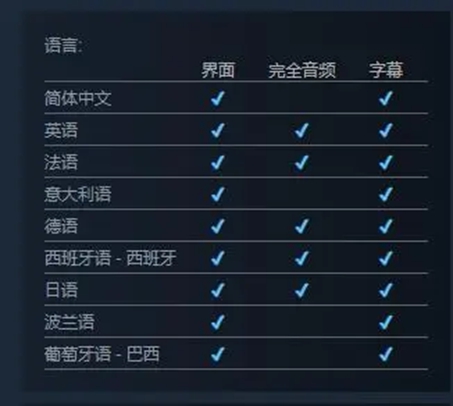 星空支持语言推荐