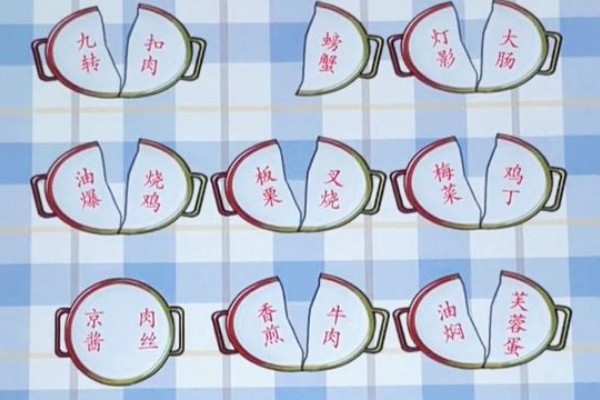 我玩梗贼6美食配对通关图文攻略