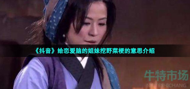 《抖音》给恋爱脑的姐妹挖野菜梗的意思介绍