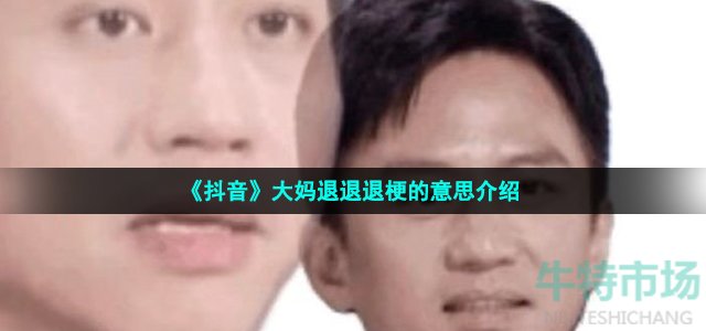 《抖音》大妈退退退梗的意思介绍
