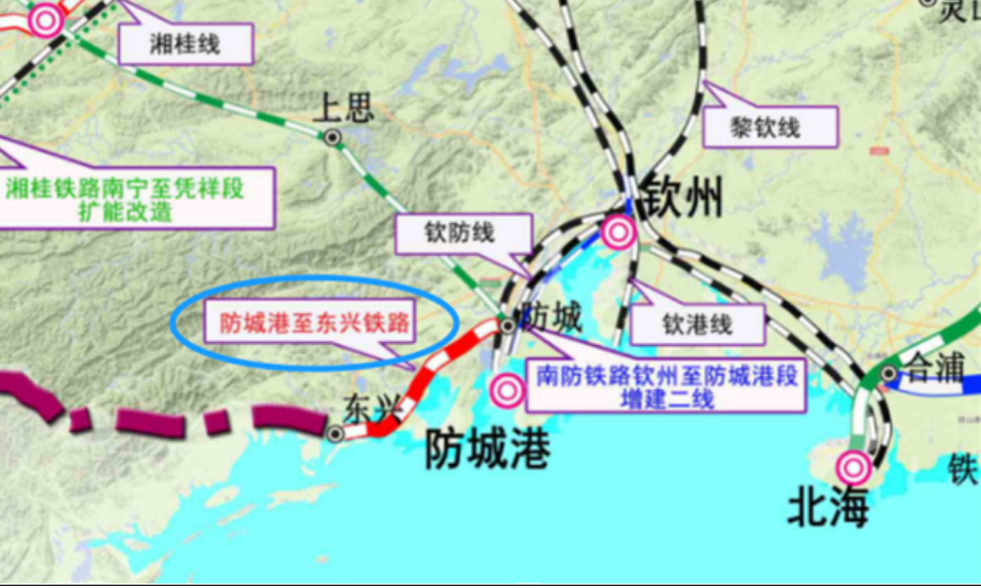 防东铁路开通在即：46.9公里 直达中国-越南边境！