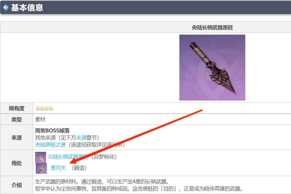 原神央陆原胚锻造武器推荐