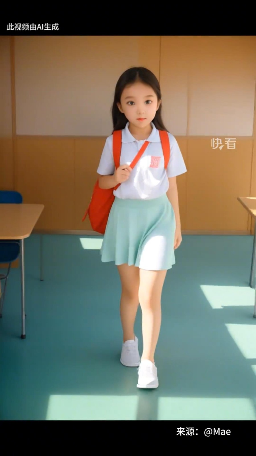 博主用AI动画生成普通女孩的一生：温暖治愈感动众人