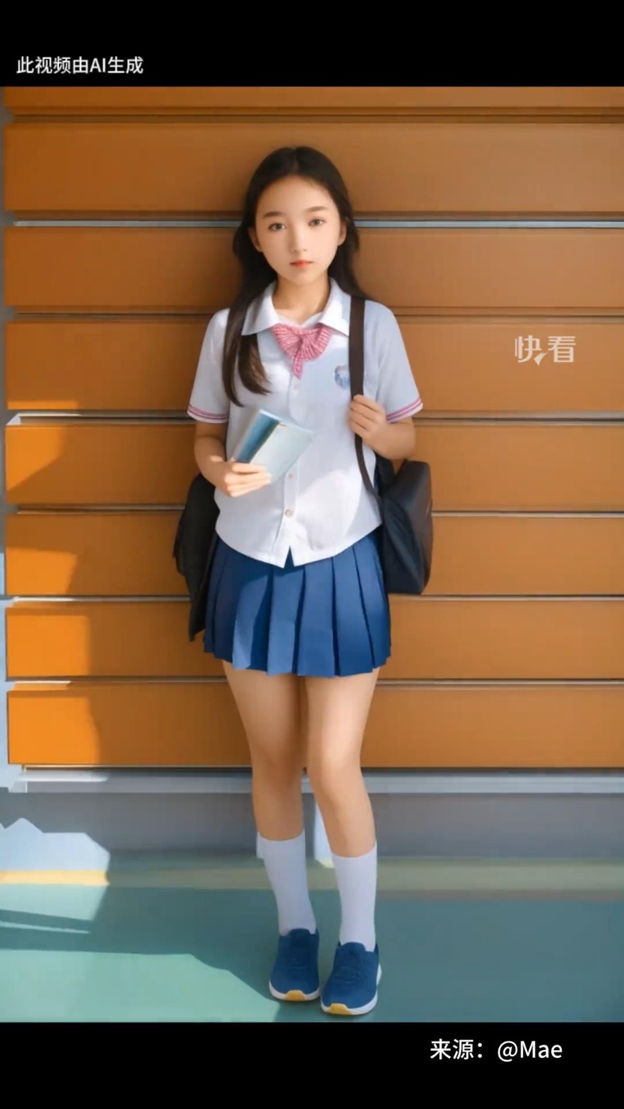 博主用AI动画生成普通女孩的一生：温暖治愈感动众人