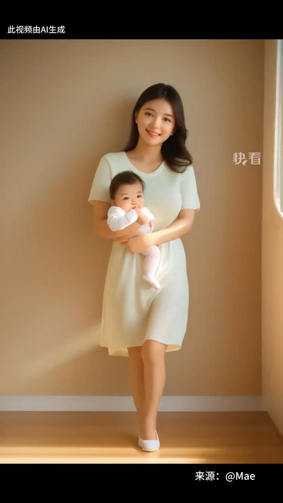 博主用AI动画生成普通女孩的一生：温暖治愈感动众人