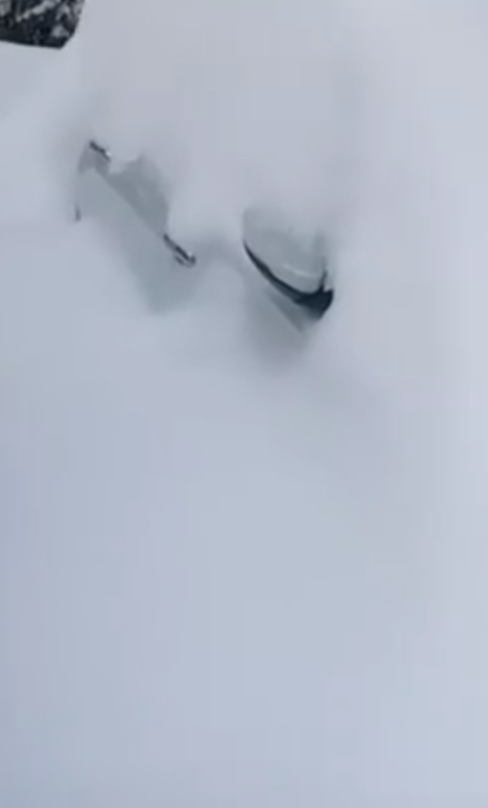 黑龙江暴雪后找车全靠挖 网友：好像开盲盒！