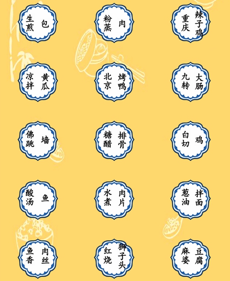 就我眼神好名菜匹配图文攻略