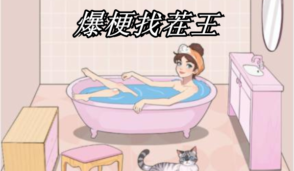 爆梗找茬王女神浴室过关步骤