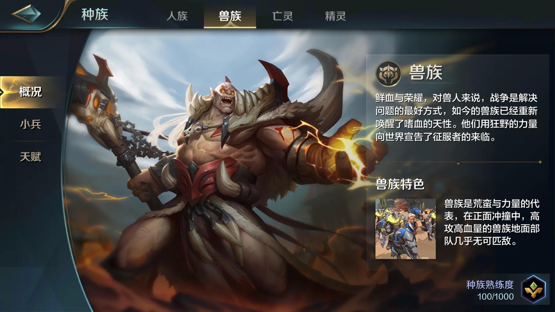战争怒吼什么种族后期最厉害
