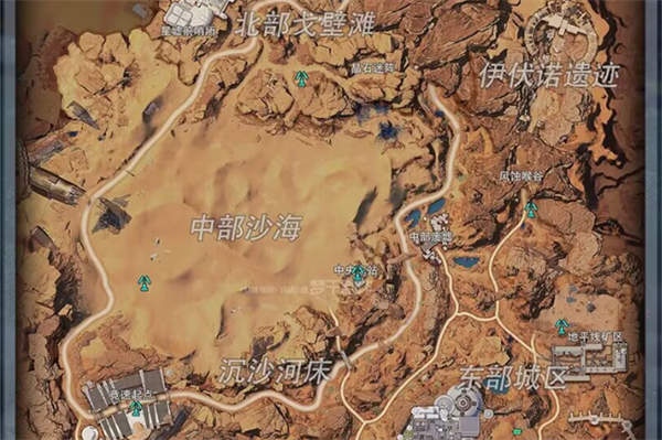 星球重启尖叫戈壁地图资源一览