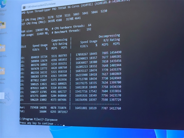 96核心线程撕裂者PRO 7995WX极限超频：世界纪录轻松拔高108％！
