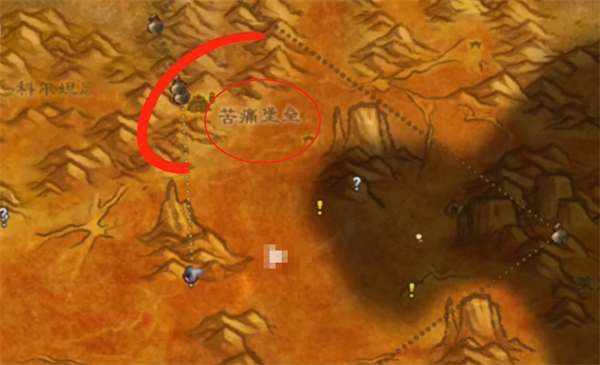 魔兽世界乌龟服石头心任务交接位置