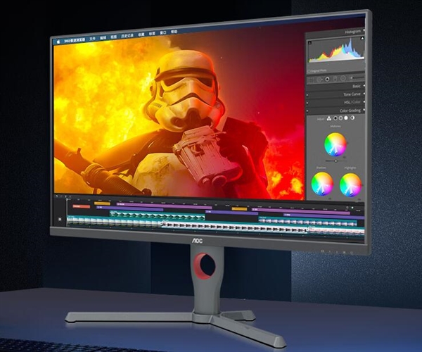 1099元 AOC推出新款27寸电竞显示器：2K 180Hz屏