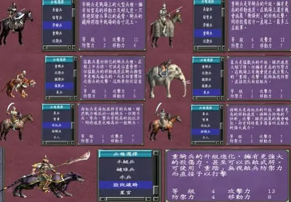 三国群英传7冲阵是什么兵种