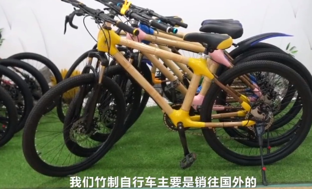 广西小伙用竹子造自行车已售上万台 还出口至以色列等国家！
