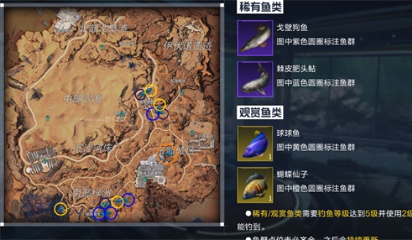 星球重启戈壁狗鱼位置推荐