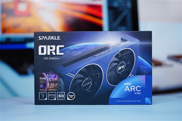 紧凑双风扇！撼与Arc A750 Orc OC显卡图赏